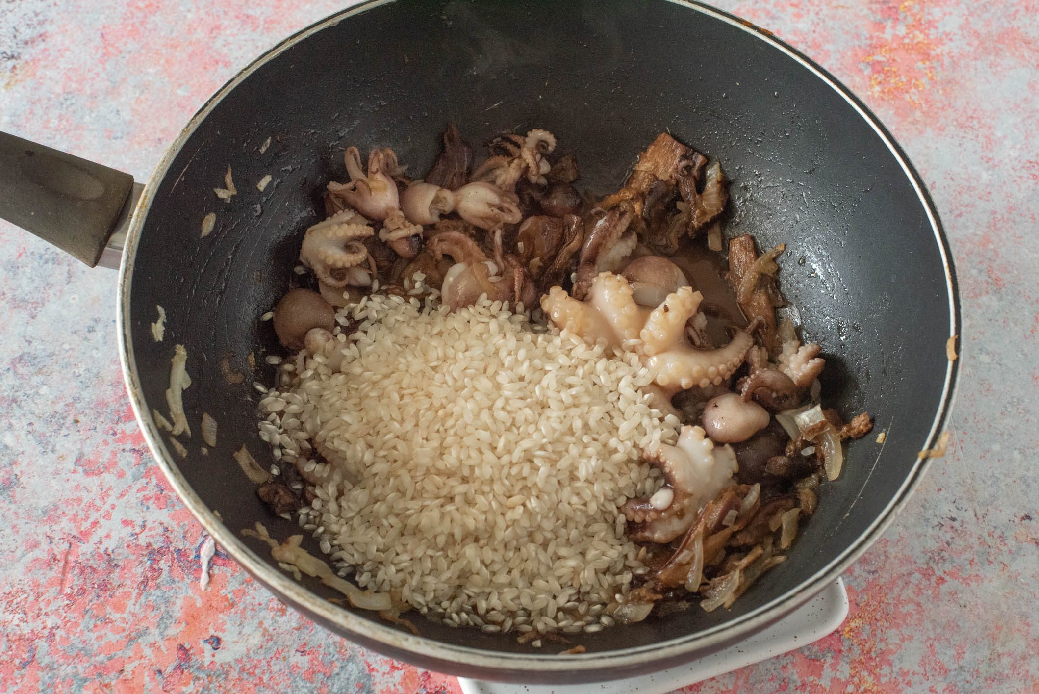 risotto al polpo