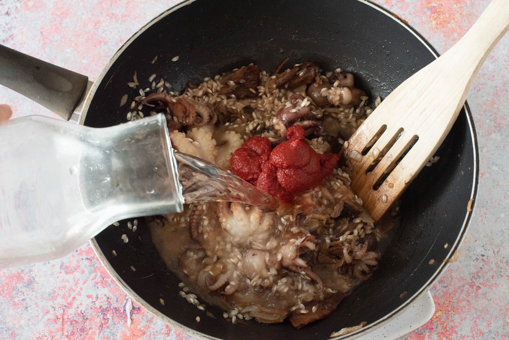 risotto al polpo