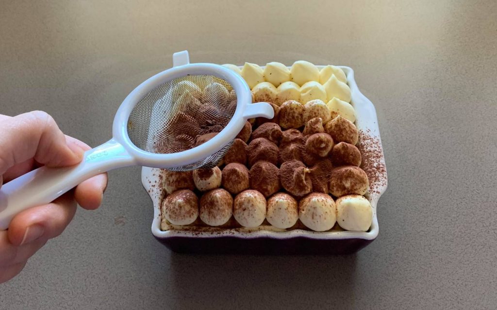 decorare tiramisu