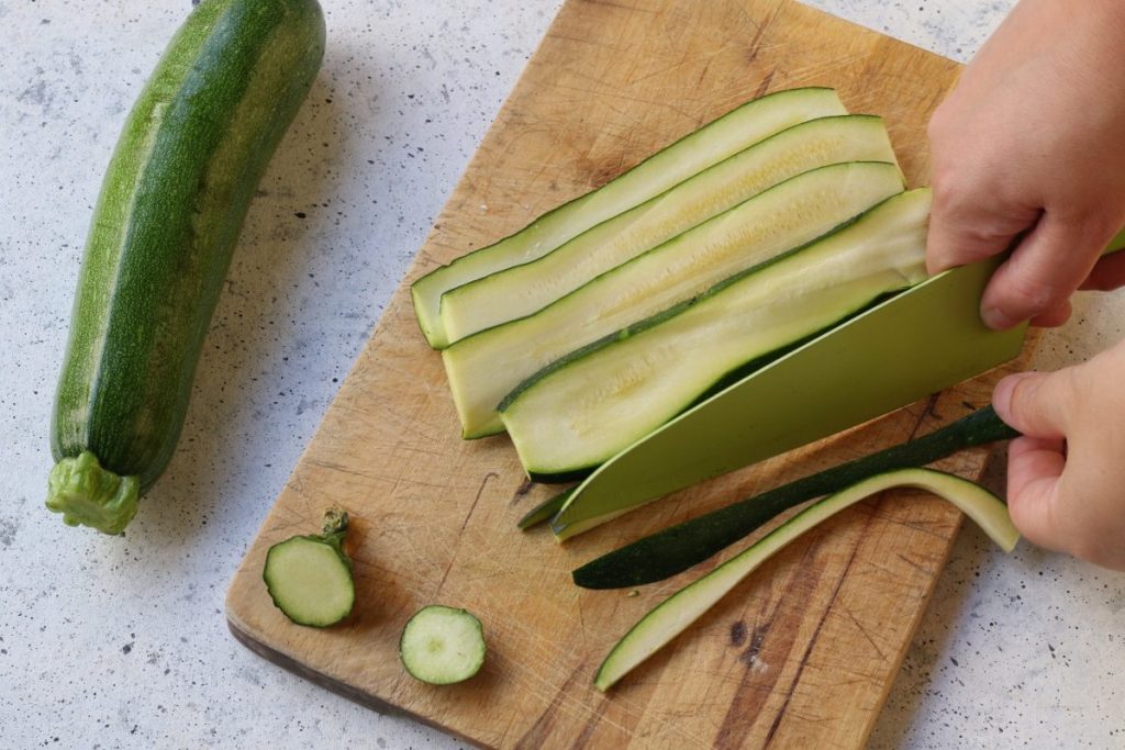 affettare le zucchine
