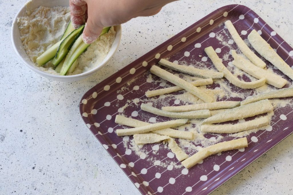 infarinare le zucchine