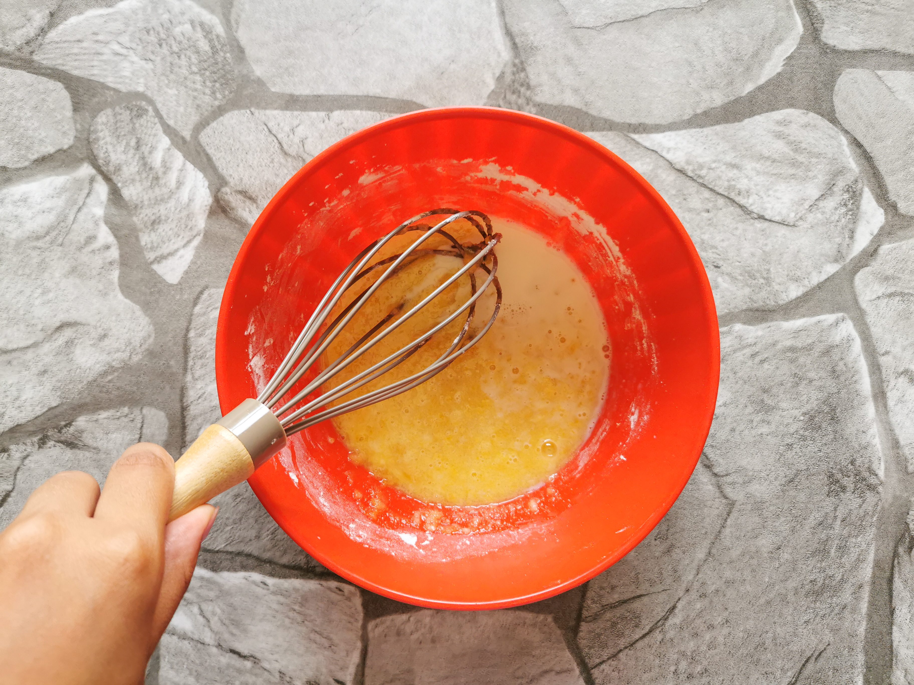 Bicchieri alla crema pasticcera e di nocciole
