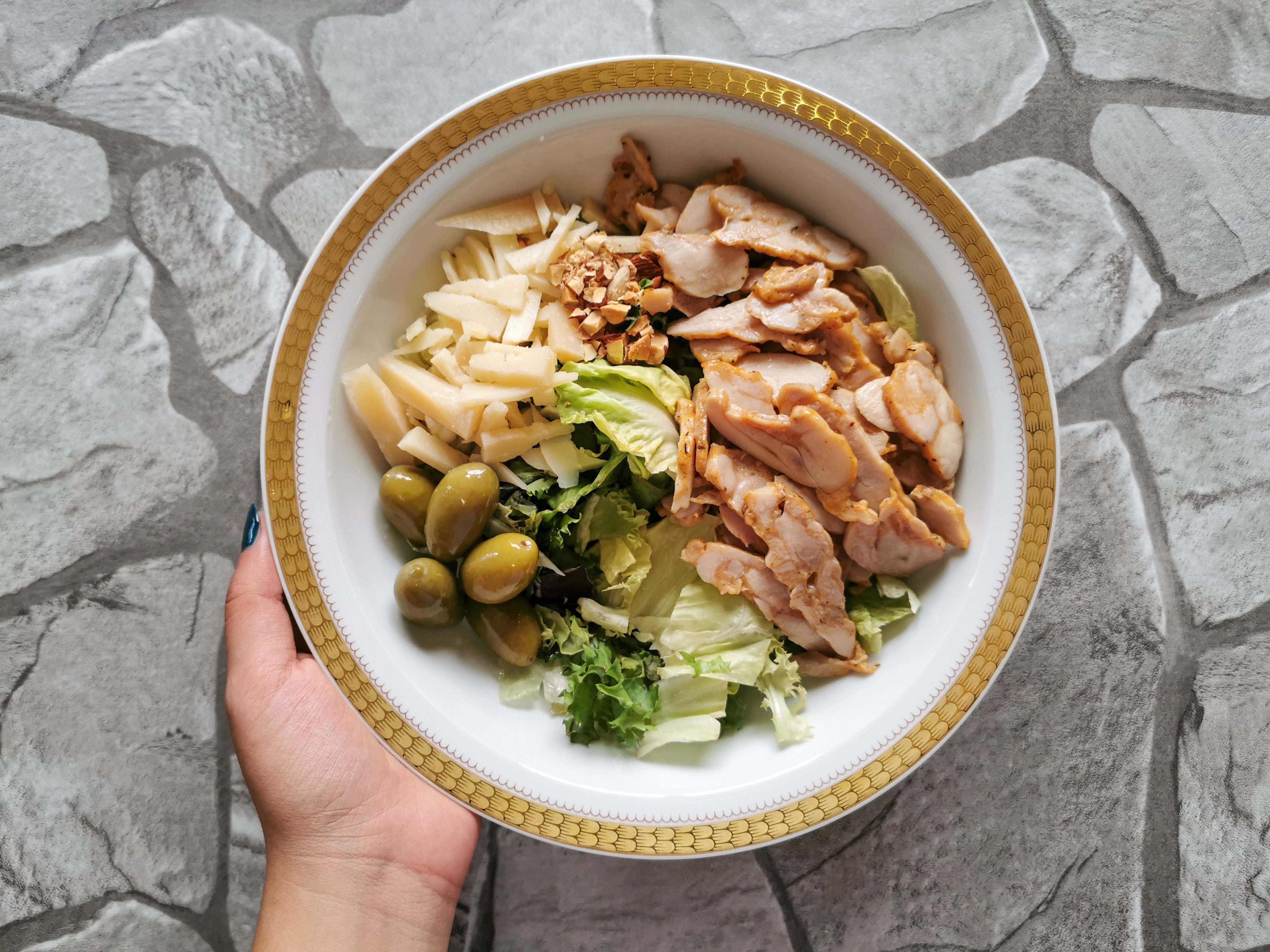Insalata di pollo e anguria