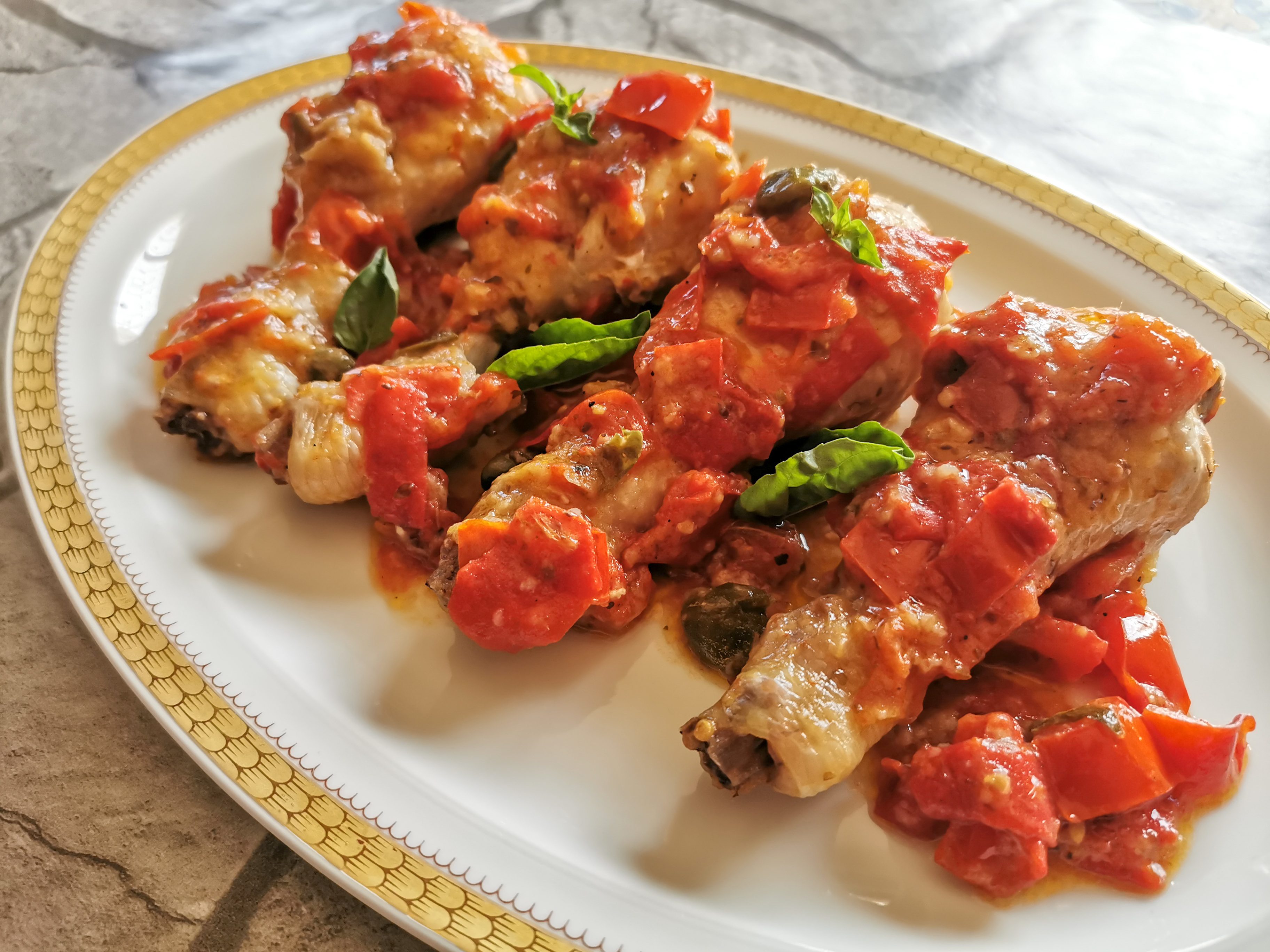 Pollo alla marinara
