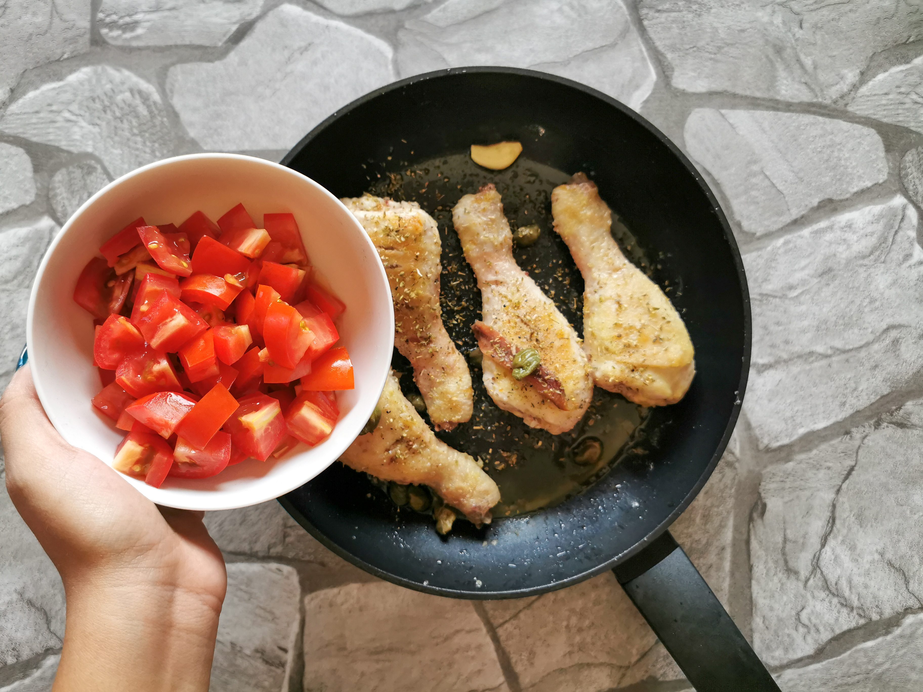 Pollo alla marinara