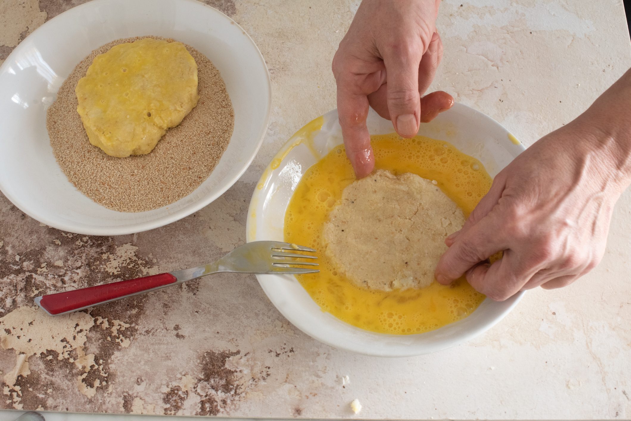 Cotolette di patate e ricotta