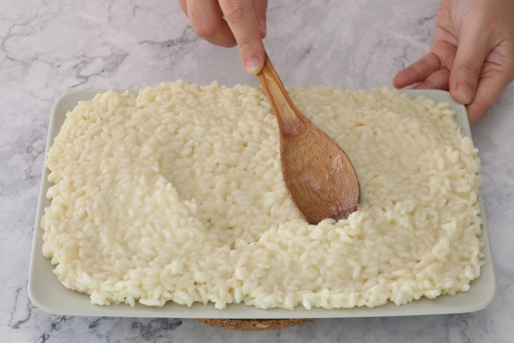 stendere risotto