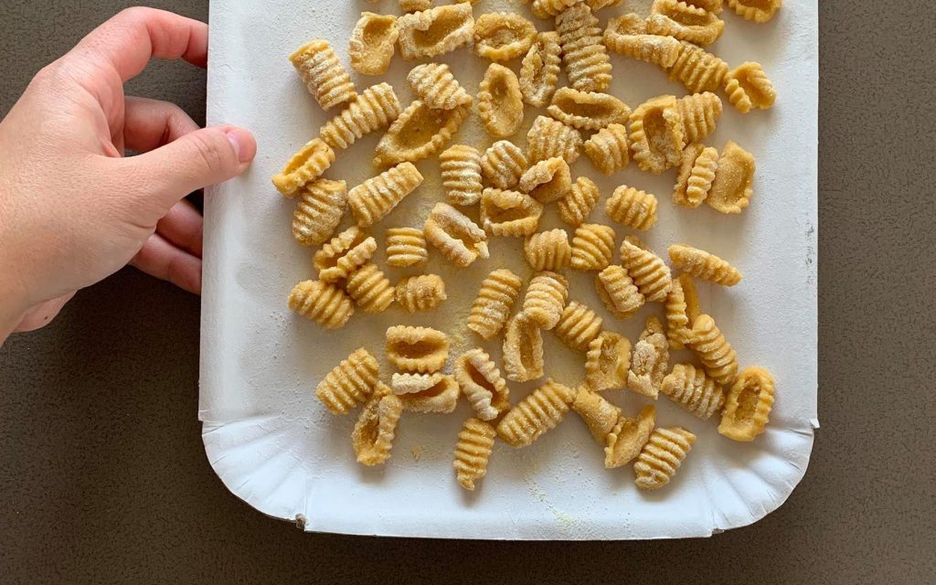 formare gnocchi