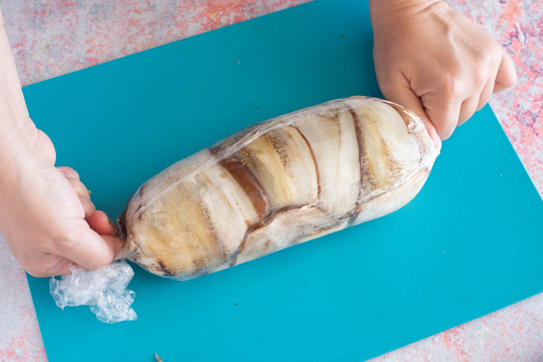 rotolo di melanzane farcito