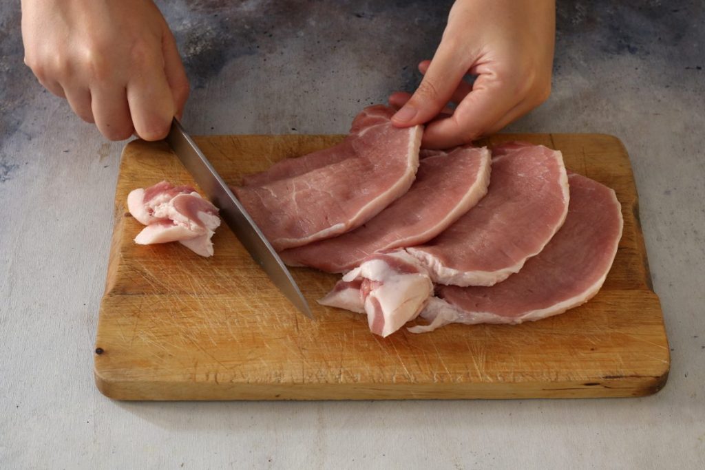 pulire la carne