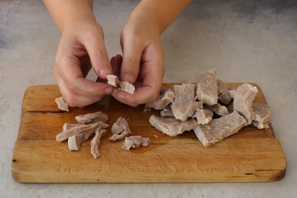 sfilacciare la carne
