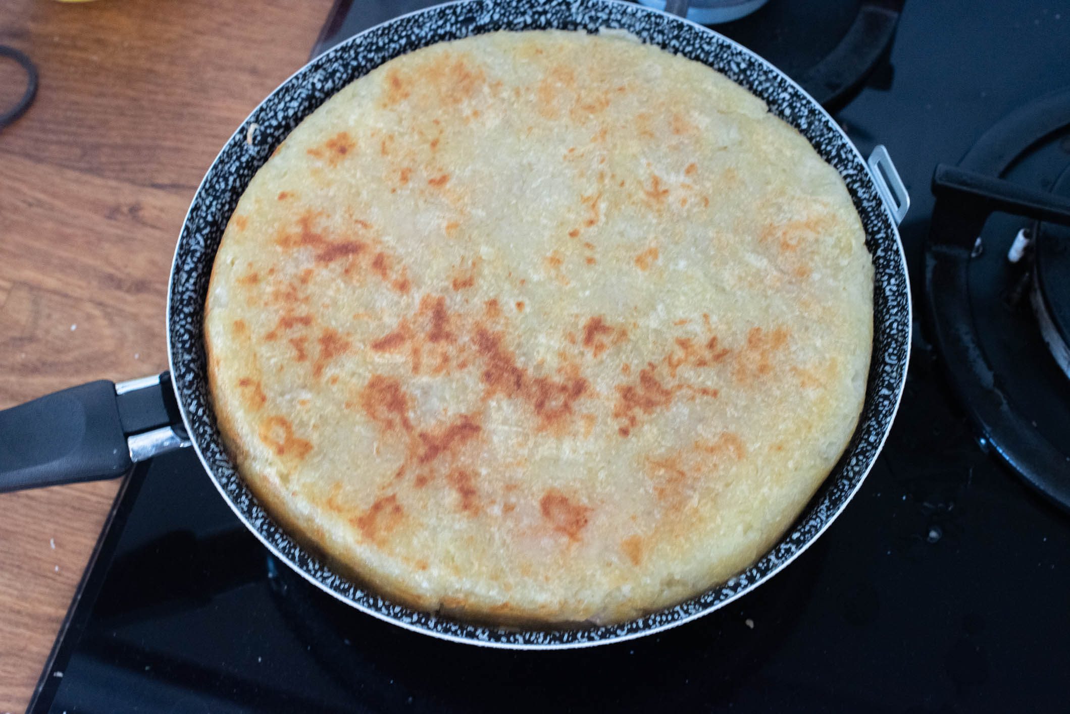 torta di patate in padella