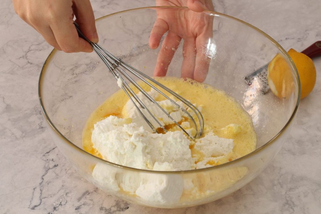 incorporare la ricotta