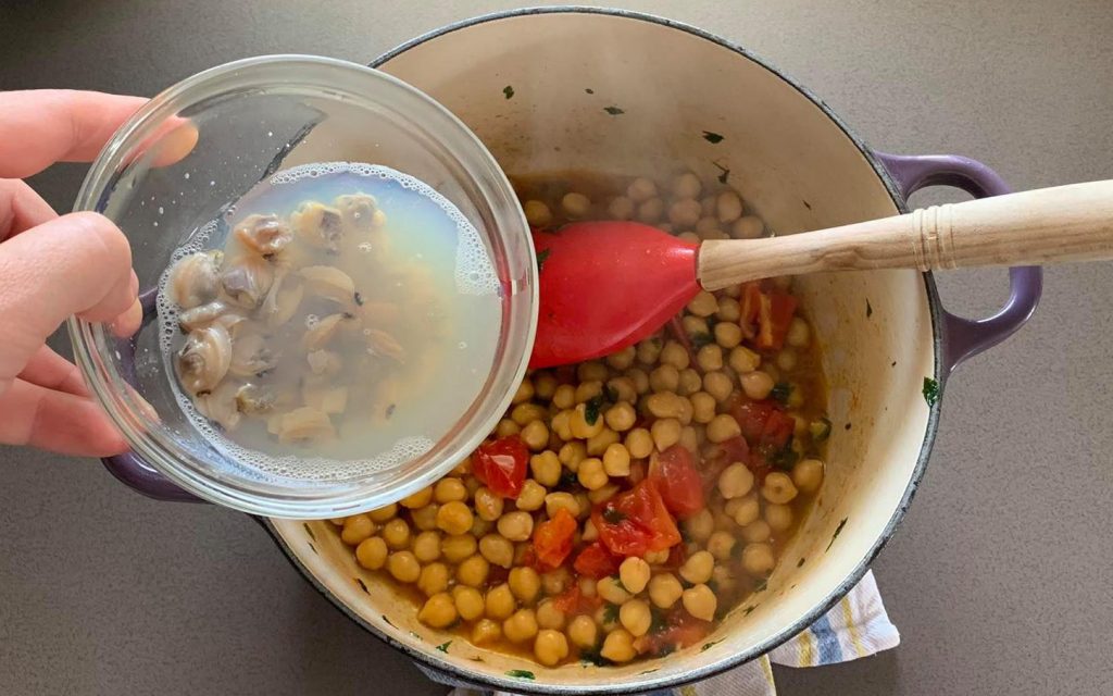 aggiungere vongole