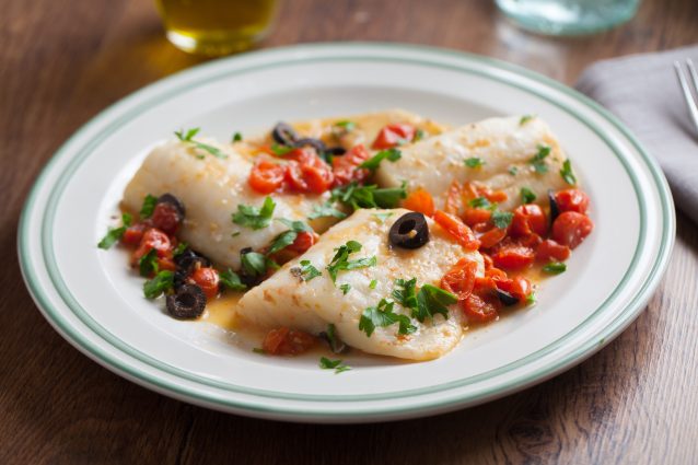 ricetta baccalà pomodori olive