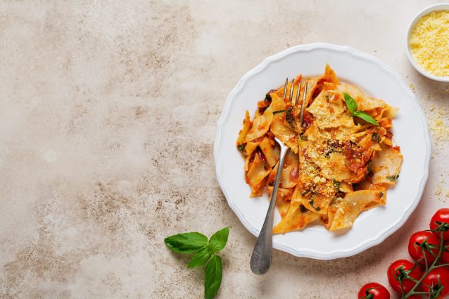 maltagliati alla reatina piatto