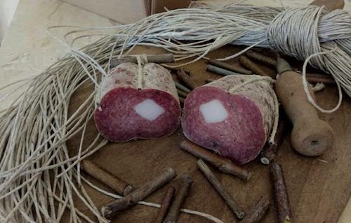 mortadella di campotosto tagliata