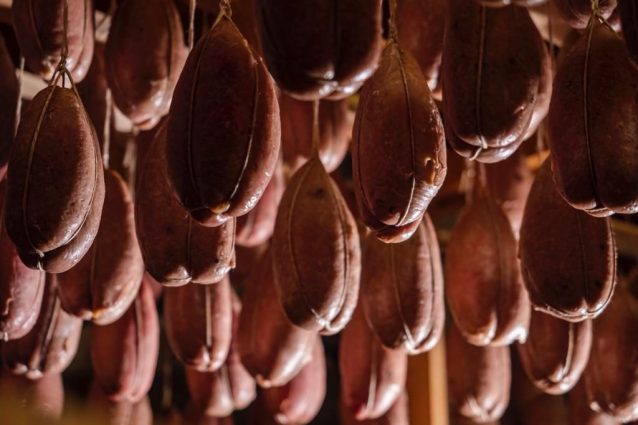 stagionatura mortadella di Campotosto