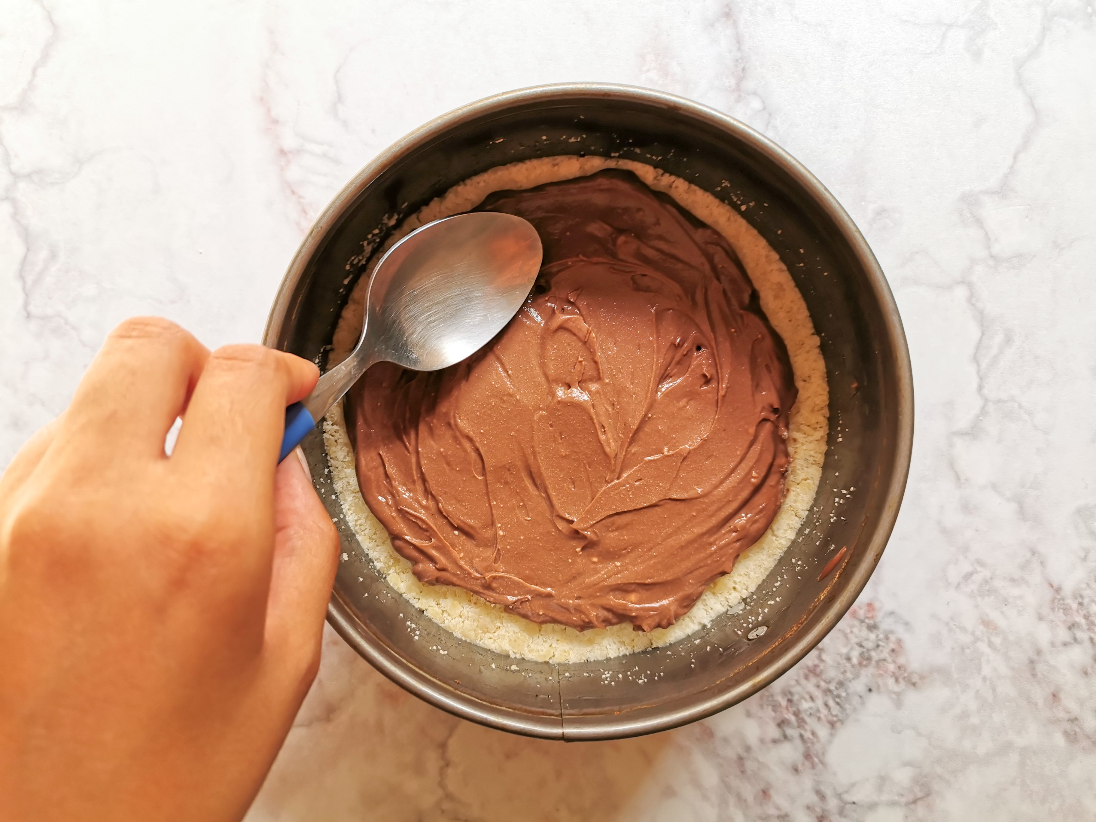 Sbriciolata mascarpone e crema di nocciole