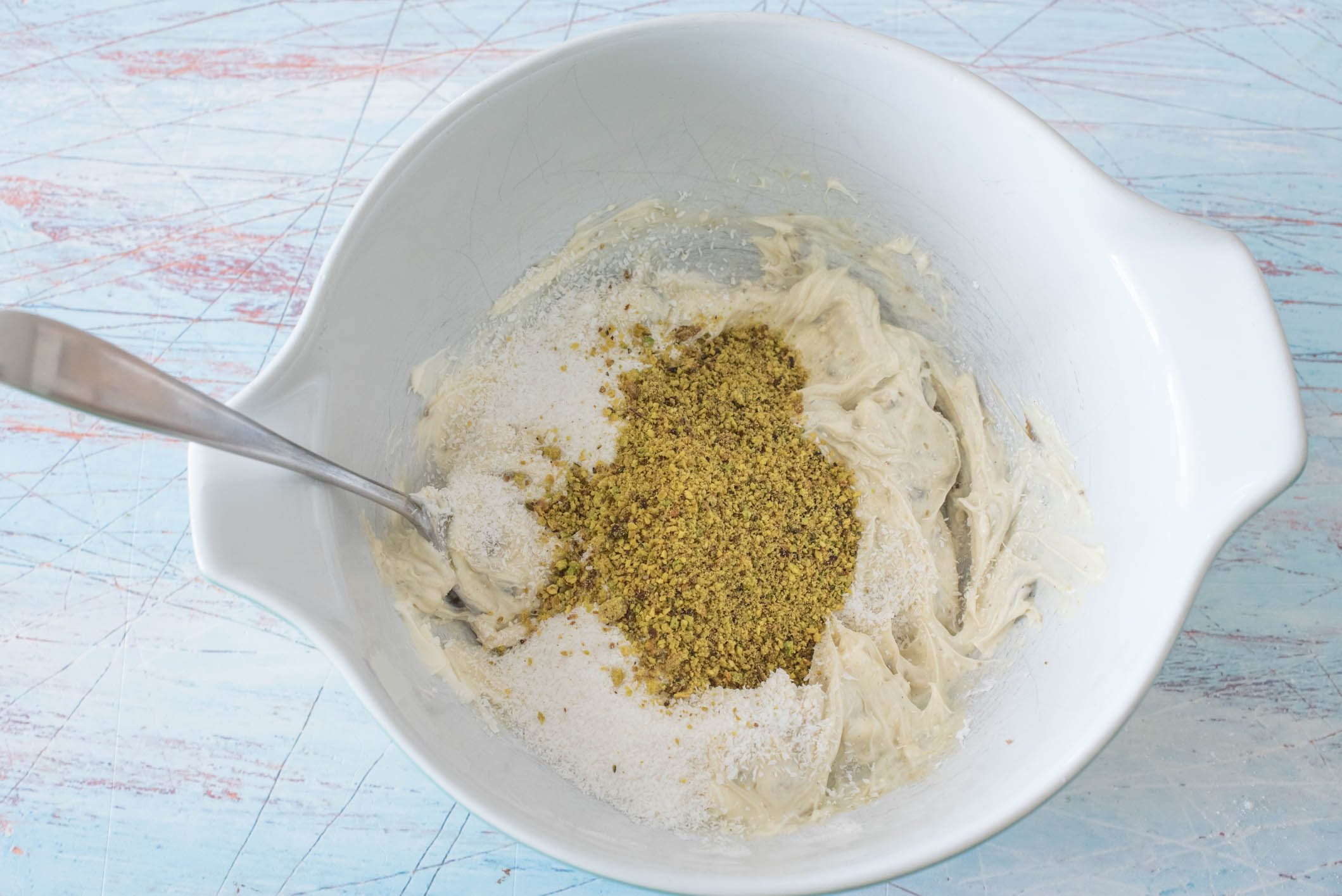 tartufini cocco e pistacchio