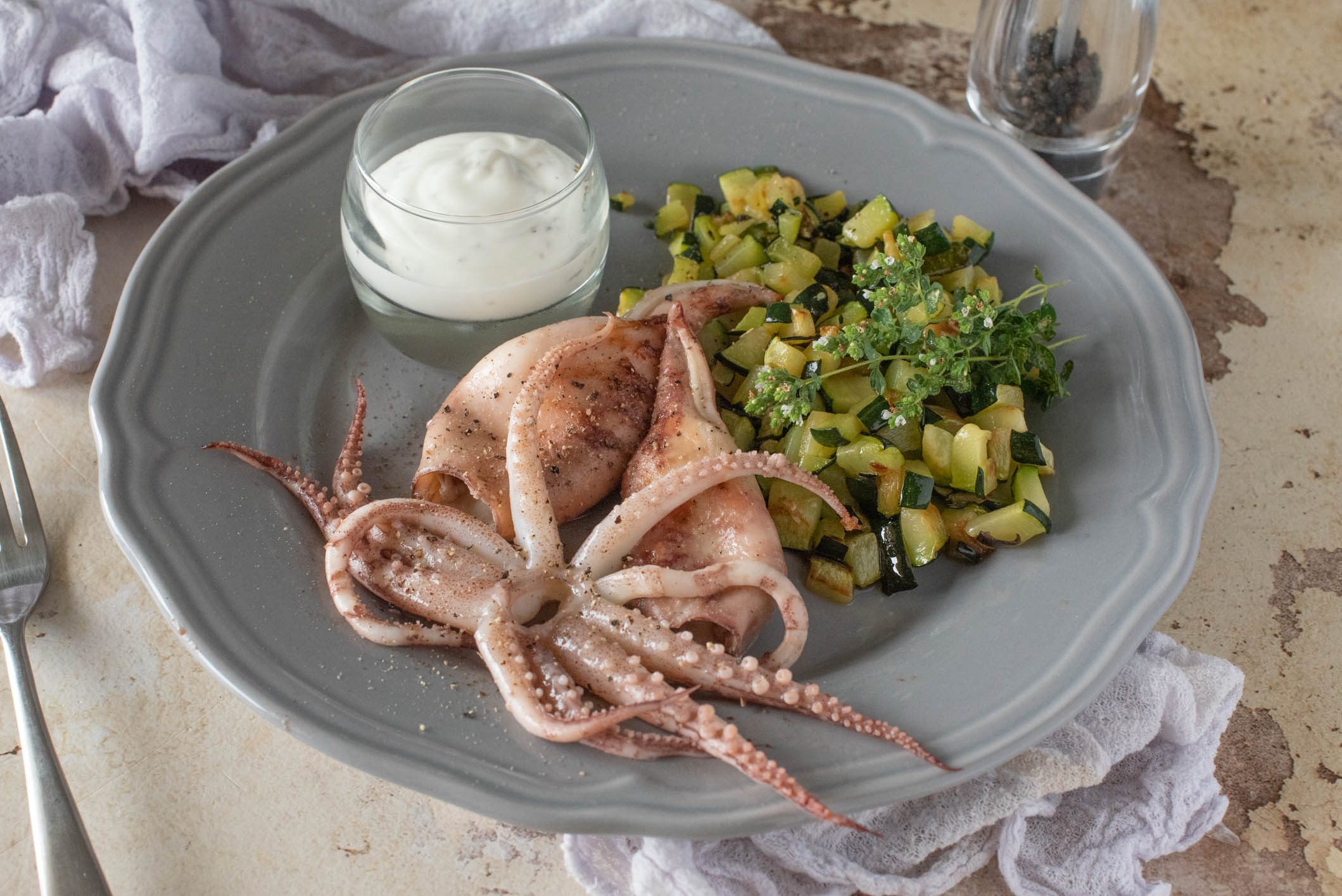 calamari alla griglia