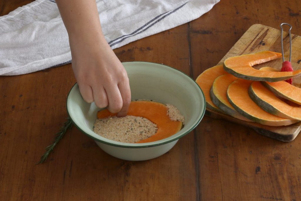 impanare la zucca
