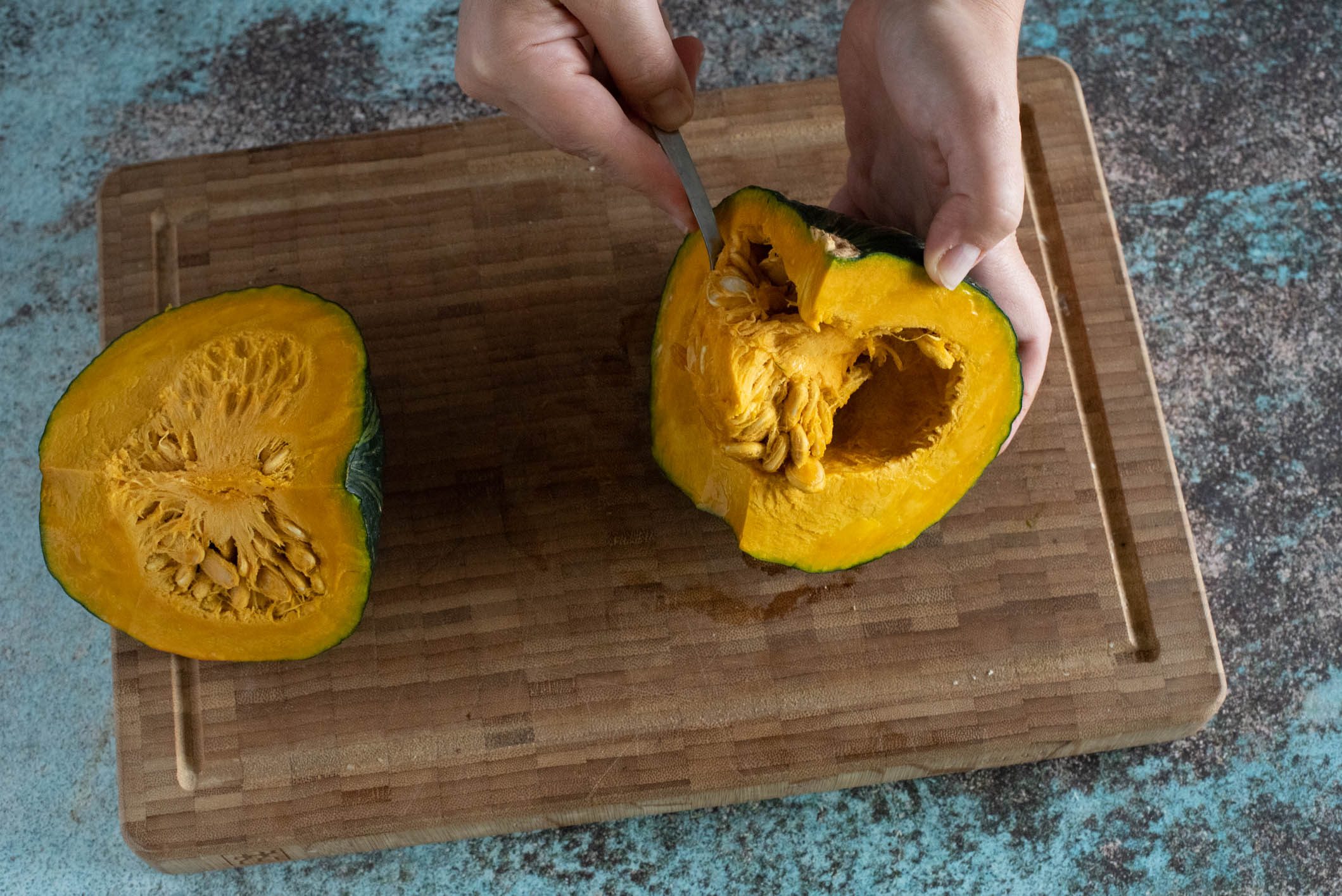 crostoni zucca e gorgonzola