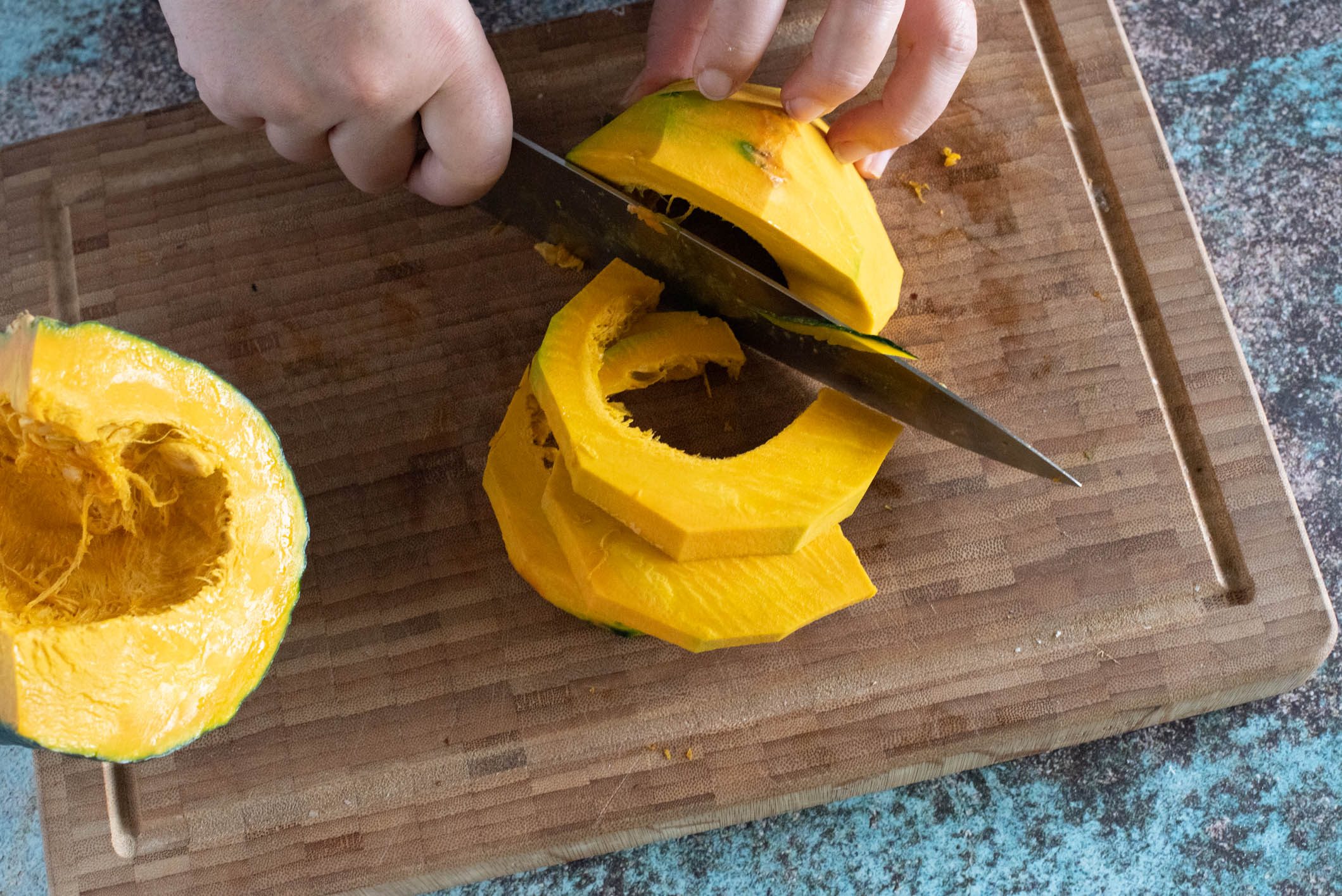 crostoni zucca e gorgonzola