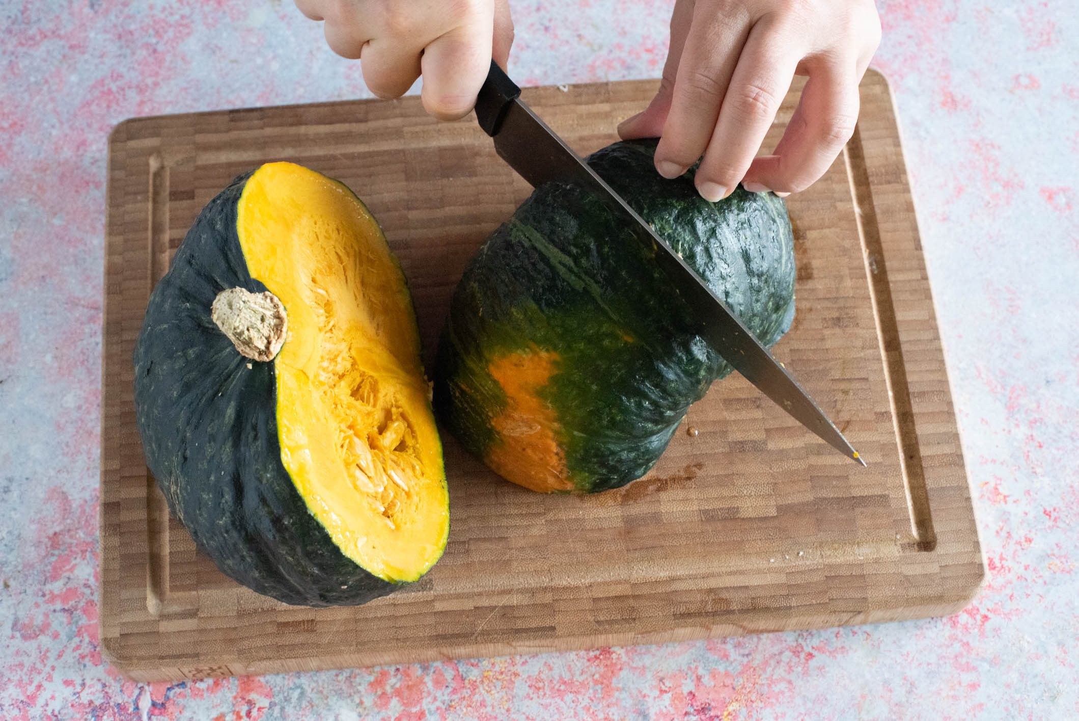 Crostoni zucca e pancetta