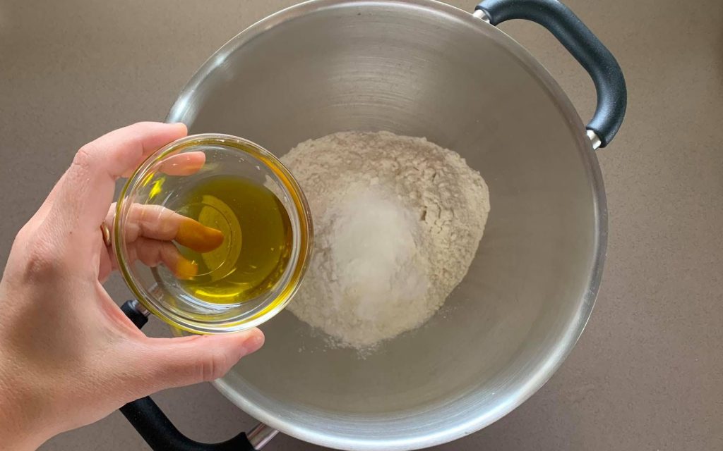 aggiungere olio