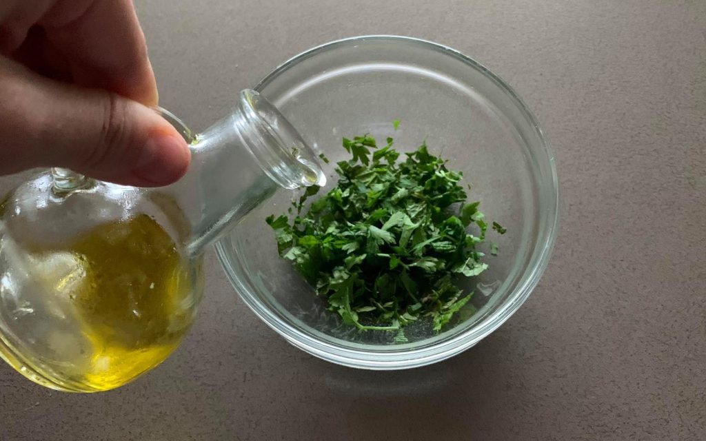 aggiungere olio