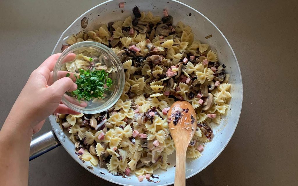 aggiungere prezzemolo
