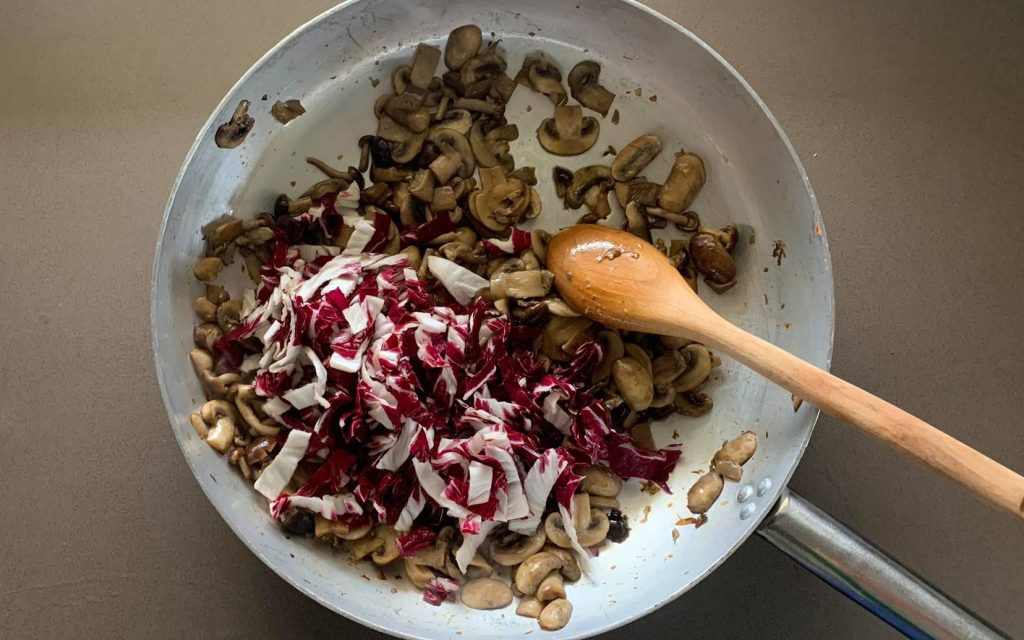 aggiungere radicchio