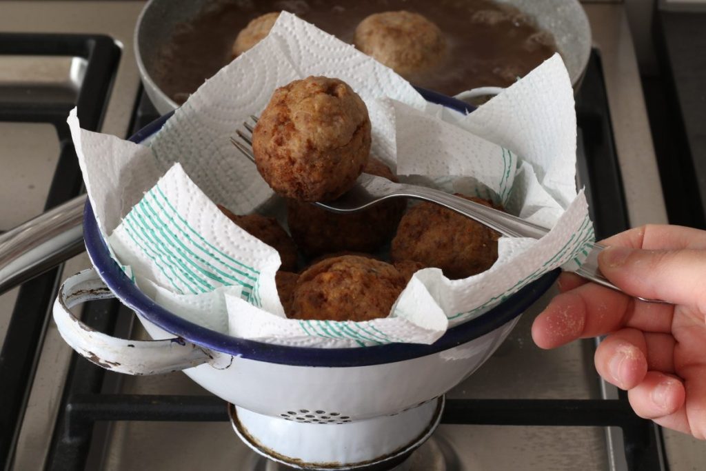 scolare le polpette