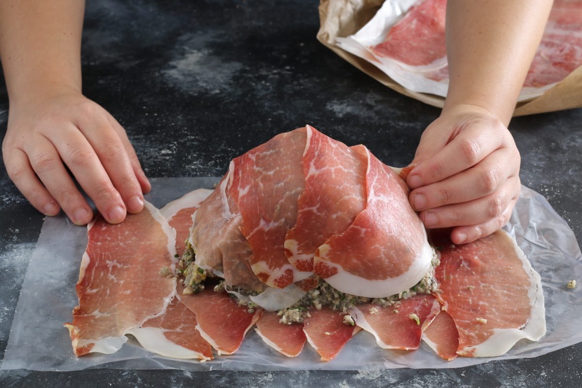 Avvolgere la carne