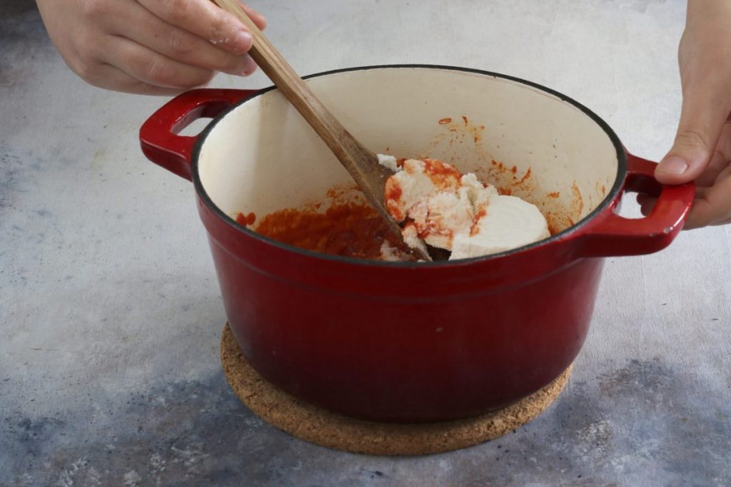 aggiungere la ricotta